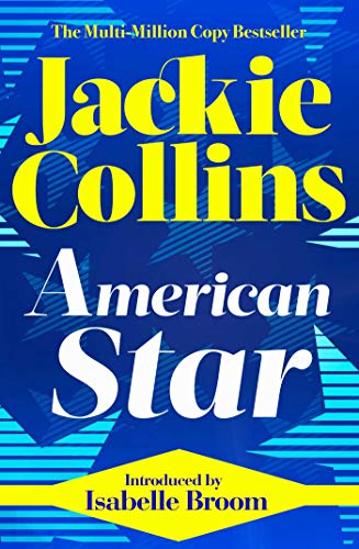 Book cover: "American Star" by Jackie Collins, introduced by Isabelle Broom.