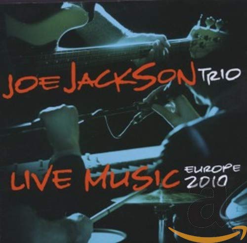CD cover for Joe Jackson Trio’s “Live Music” album, 2010.