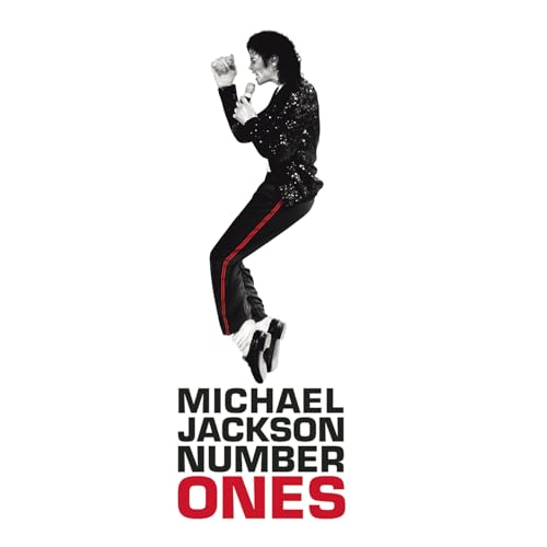 Michael Jackson album cover, "Number Ones", featuring him performing.