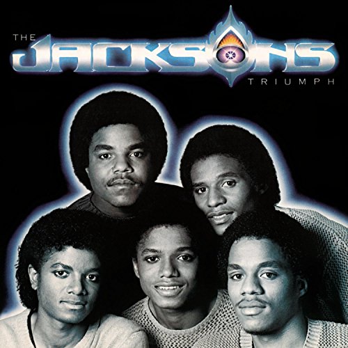 The Jacksons Triumph album cover featuring a portrait of the five band members.