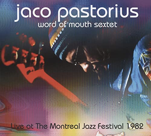 Jaco Pastorius album cover featuring a musician with a bass guitar.