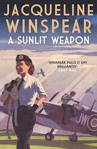 Book cover: woman in uniform stands before a wartime airplane.