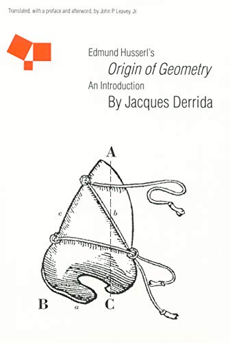 Book cover: "Edmund Husserl's Origin of Geometry" with a geometric sketch.