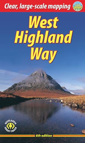 Cover of “West Highland Way” guidebook with a mountain and river scene.