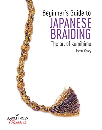 Book cover featuring a colorful, braided cord and title "Beginner's Guide to Japanese Braiding".