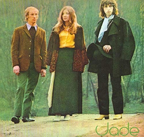 Jade album cover: three people standing in a wooded area.