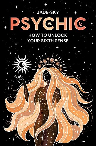 Book cover with illustration of a woman and celestial imagery.