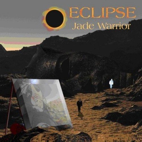 "CD case with 'Eclipse' album cover, featuring desert landscape and solar eclipse imagery."