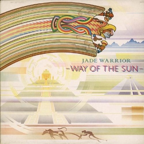 Album cover art featuring a stylized eagle, pyramids, and the text Jade Warrior.