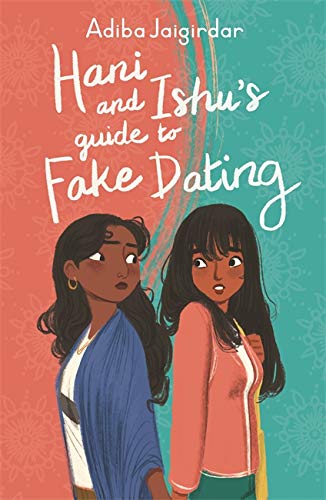 Book cover with illustrated portraits of two young women with dark hair.