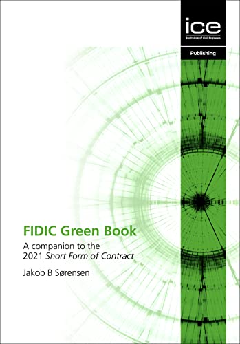 Green book cover with text: “FIDIC Green Book” and author’s name.