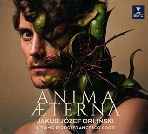 CD cover: man with foliage partially obscuring face, titled "Anima Aeterna".