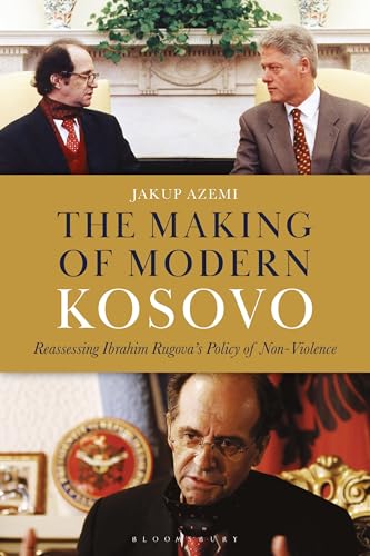 Book cover featuring Ibrahim Rugova and Bill Clinton, titled “The Making of Modern Kosovo.”