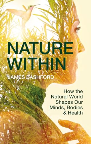 Book cover featuring a human silhouette filled with foliage and a hummingbird.