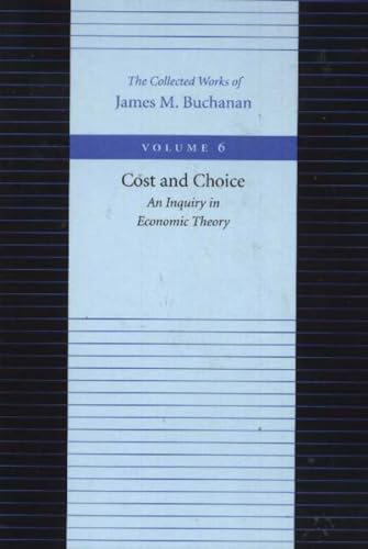 White book cover with blue text: “Cost and Choice – Economic Theory.”