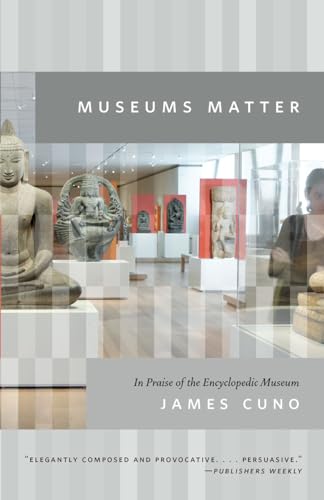 Book cover featuring museum artifacts and the title "Museums Matter.