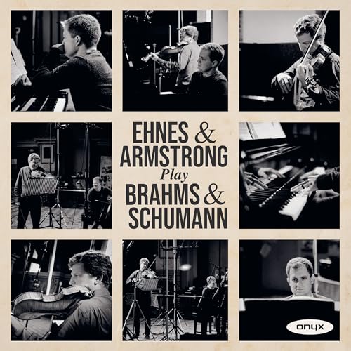 CD cover featuring violinist James Ehnes and pianist Andrew Armstrong.