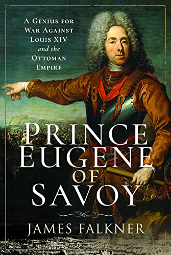 Book cover featuring portrait of Prince Eugene of Savoy in military attire.