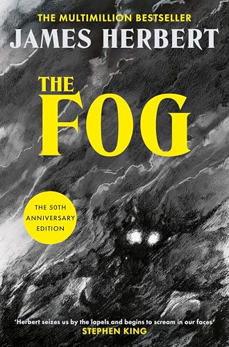 Book cover for "The Fog" by James Herbert, featuring ominous fog and eyes.