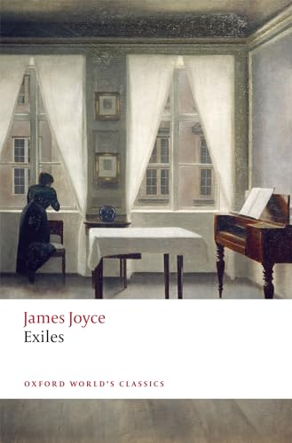 Book cover: painting of a room with windows, a figure, and piano.