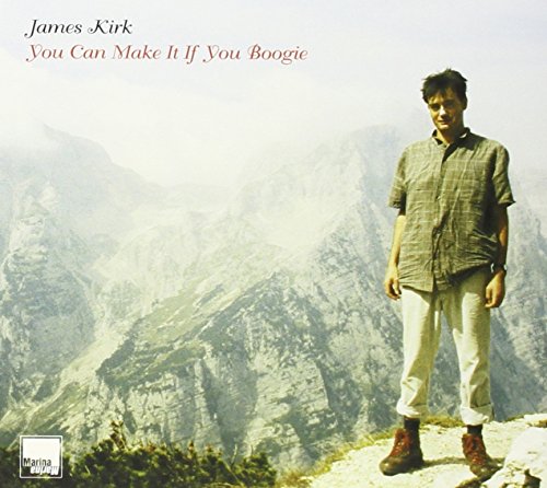 CD cover: James Kirk portrait with mountainous landscape background.