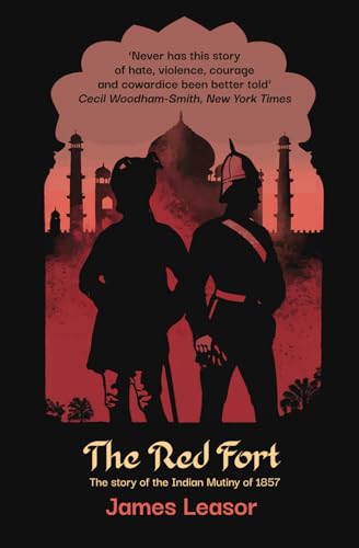 Book cover depicting silhouetted figures before the Red Fort in India.