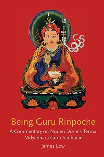 Book cover featuring a colorful illustration of Guru Rinpoche in lotus position.
