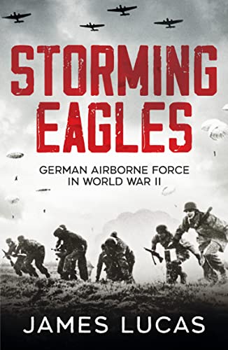 Book cover depicting German paratroopers landing during World War II.