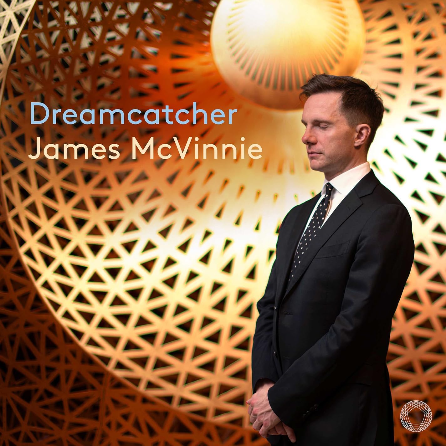 CD cover for James McVinnie’s “Dreamcatcher” featuring a portrait of the artist.