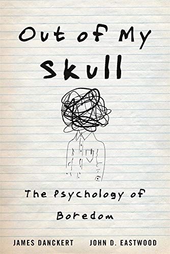 Book cover with scribbled head illustration and title "Out of My Skull".