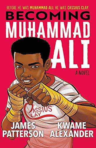 Book cover featuring an illustrated young boxer with wrapped hands against a red background.