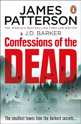 Book cover: “Confessions of the Dead” with a dark, misty forest scene.