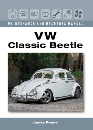 White VW Classic Beetle car shown on a maintenance manual cover.
