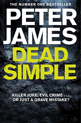 Book cover: "Dead Simple" by Peter James, dark and moody design.