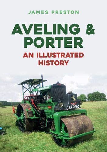 Book cover featuring a vintage green and red steam roller.