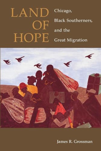 Book cover depicting Black travelers with luggage, titled "Land of Hope.