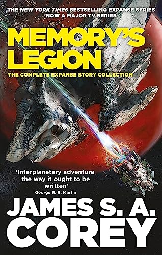 Book cover: “Memory’s Legion” with spaceships and a red planetary background.