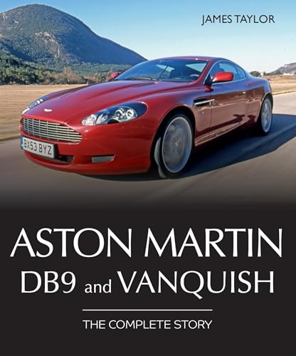 Red Aston Martin DB9 car on book cover, titled "Aston Martin DB9 and Vanquish".