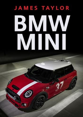 Book cover featuring a red and white BMW Mini Cooper car.
