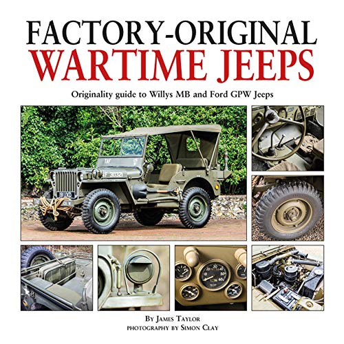 Book cover featuring a restored WWII Jeep and detail photos.
