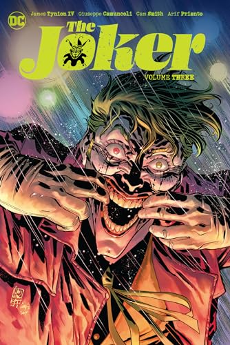 Cover of "The Joker Vol. 3" comic, featuring a distorted Joker face.