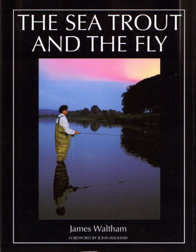 Book cover: fisherman casting a fly in a tranquil lake at sunset.