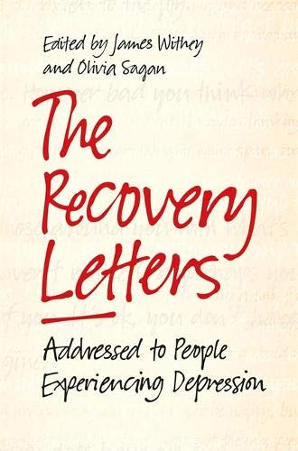 Book cover: "The Recovery Letters," red title on beige background.