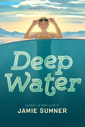 Book cover: girl in swimsuit looks out over blue water.