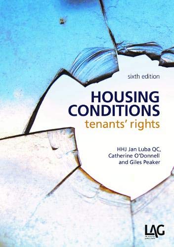 Book cover titled Housing Conditions: tenants' rights featuring a close-up of peeling blue paint.