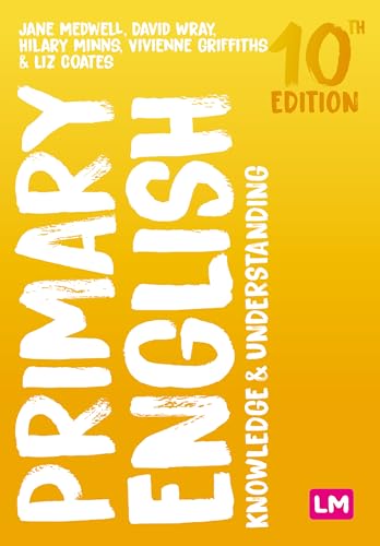 Yellow book cover with large white text: "Primary English: Knowledge & Understanding".