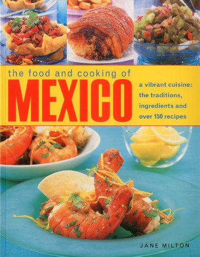 Cookbook cover featuring vibrant Mexican food photography and bold yellow title text.