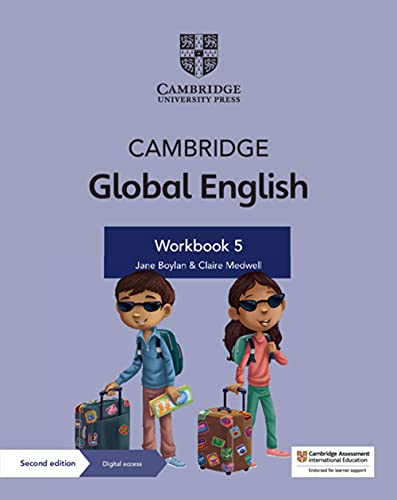 Workbook 5 cover with children wearing sunglasses and travel luggage.