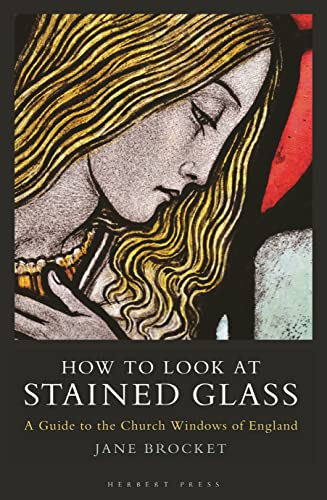 Book cover featuring a close-up of a stained glass face with long blonde hair.