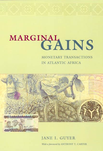 Book cover: “Marginal Gains” depicts laborers on currency, light green background.